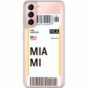 Прозрачный чехол BoxFace Samsung G991 Galaxy S21 Ticket Miami