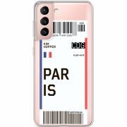 Прозрачный чехол BoxFace Samsung G991 Galaxy S21 Ticket Paris