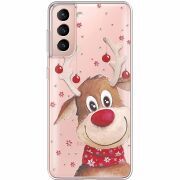 Прозрачный чехол BoxFace Samsung G991 Galaxy S21 Winter Deer