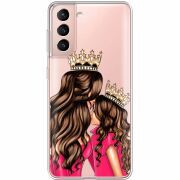 Прозрачный чехол BoxFace Samsung G991 Galaxy S21 Queen and Princess