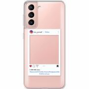 Прозрачный чехол BoxFace Samsung G991 Galaxy S21 Insta