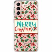 Прозрачный чехол BoxFace Samsung G991 Galaxy S21 Vintage Christmas Pattern