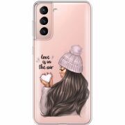 Прозрачный чехол BoxFace Samsung G991 Galaxy S21 love is in the air