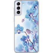 Чехол со стразами Samsung G996 Galaxy S21 Plus Orchids