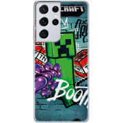 Чехол BoxFace Samsung G998 Galaxy S21 Ultra Minecraft Graffiti