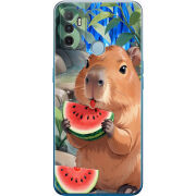 Чехол BoxFace OPPO A53 Капібара з кавуном