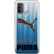 Прозрачный чехол BoxFace OPPO A53 Wild Cat