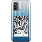Прозрачный чехол BoxFace OPPO A53 Blah Blah