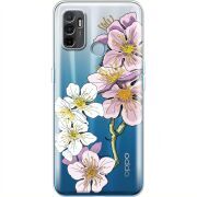 Прозрачный чехол BoxFace OPPO A53 Cherry Blossom
