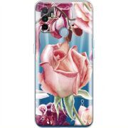 Прозрачный чехол BoxFace OPPO A53 Rose