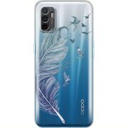 Прозрачный чехол BoxFace OPPO A53 Feather