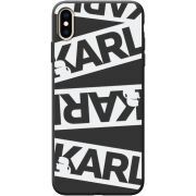 Черный чехол BoxFace Apple iPhone XS Max White Karl