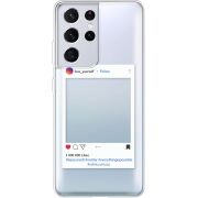 Прозрачный чехол BoxFace Samsung G998 Galaxy S21 Ultra Insta