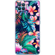 Чехол BoxFace OPPO Reno4 Lite/ A93 flowers in the tropics