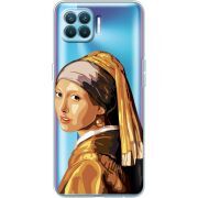 Прозрачный чехол BoxFace OPPO Reno4 Lite/ A93 Девушка с жемчужной серёжкой