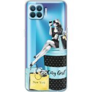 Прозрачный чехол BoxFace OPPO A93/ Reno4 Lite City Girl