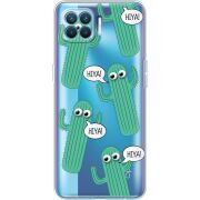 Прозрачный чехол BoxFace OPPO A93/ Reno4 Lite с 3D-глазками HIYA