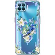 Прозрачный чехол BoxFace OPPO A93/ Reno4 Lite Spring Bird