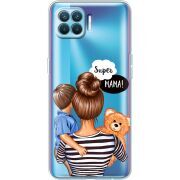 Прозрачный чехол BoxFace OPPO A93/ Reno4 Lite Super Mama and Son