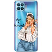 Прозрачный чехол BoxFace OPPO A93/ Reno4 Lite Live The Moment