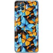 Прозрачный чехол BoxFace OPPO A93/ Reno4 Lite Butterfly Morpho