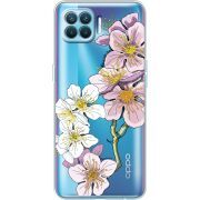 Прозрачный чехол BoxFace OPPO A93/ Reno4 Lite Cherry Blossom