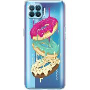 Прозрачный чехол BoxFace OPPO A93/ Reno4 Lite Donuts