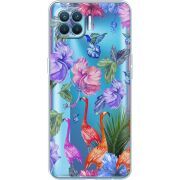 Прозрачный чехол BoxFace OPPO A93/ Reno4 Lite Flamingo