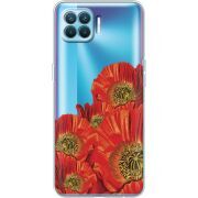 Прозрачный чехол BoxFace OPPO A93/ Reno4 Lite Red Poppies