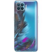 Прозрачный чехол BoxFace OPPO A93/ Reno4 Lite Feathers