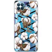 Прозрачный чехол BoxFace OPPO A93/ Reno4 Lite Cotton flowers
