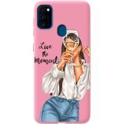 Розовый чехол BoxFace Samsung M307 Galaxy M30s Live The Moment