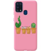 Розовый чехол BoxFace Samsung M315 Galaxy M31 