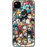 Чехол BoxFace Google Pixel 4a Anime Stickers