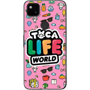 Чехол BoxFace Google Pixel 4a Toca Boca Life World
