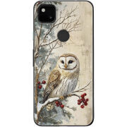 Чехол BoxFace Google Pixel 4a Christmas Owl