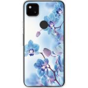 Чехол со стразами Google Pixel 4a Orchids