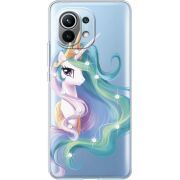 Чехол со стразами Xiaomi Mi 11 Unicorn Queen