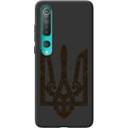 Черный чехол BoxFace Xiaomi Mi 10 Ukrainian Trident