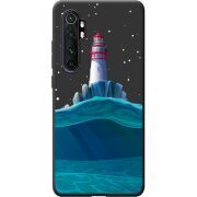Черный чехол BoxFace Xiaomi Mi Note 10 Lite Lighthouse