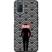 Черный чехол BoxFace OPPO A52 /A72 Man Pattern