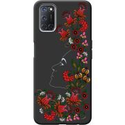 Черный чехол BoxFace OPPO A52 /A72 3D Ukrainian Muse