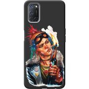 Черный чехол BoxFace OPPO A52 /A72 Tanker Girl
