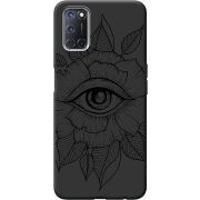 Черный чехол BoxFace OPPO A52 /A72 Eye