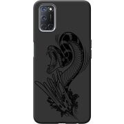 Черный чехол BoxFace OPPO A52 /A72 Snake