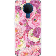 Чехол BoxFace Nokia 5.4 Pink Peonies