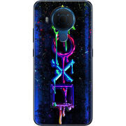 Чехол BoxFace Nokia 5.4 Graffiti symbols