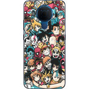 Чехол BoxFace Nokia 5.4 Anime Stickers