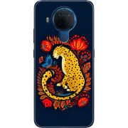 Чехол BoxFace Nokia 5.4 Petrykivka Leopard