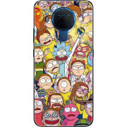 Чехол BoxFace Nokia 5.4 Rick and Morty